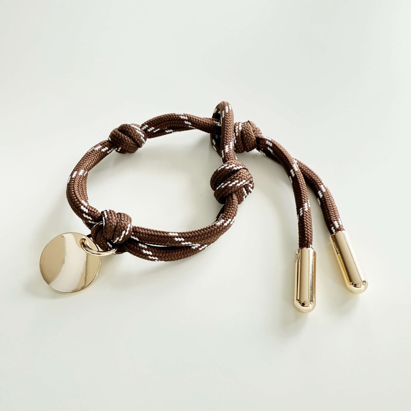 Apo cord bracelet in brown