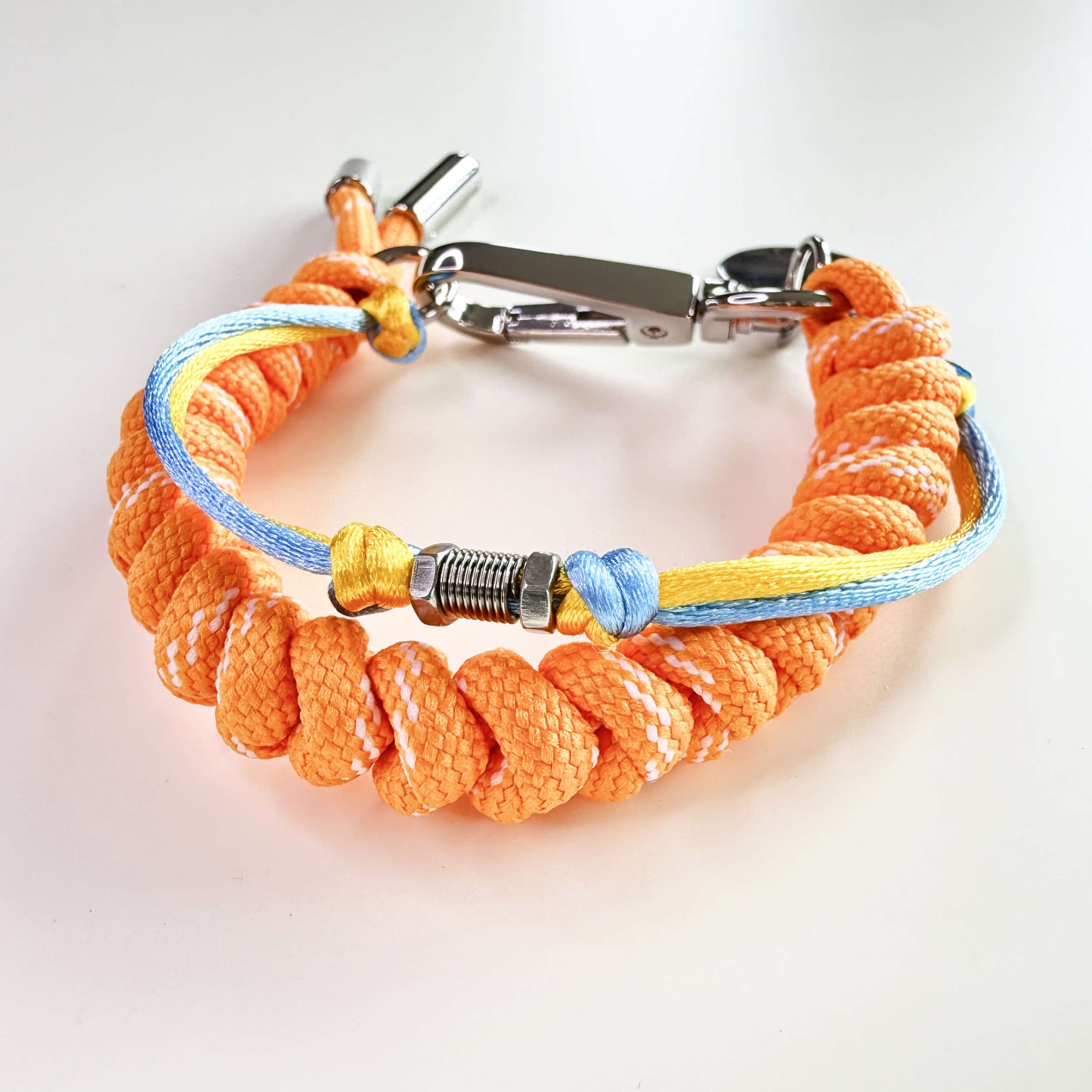 Cebu cord bracelet in orange