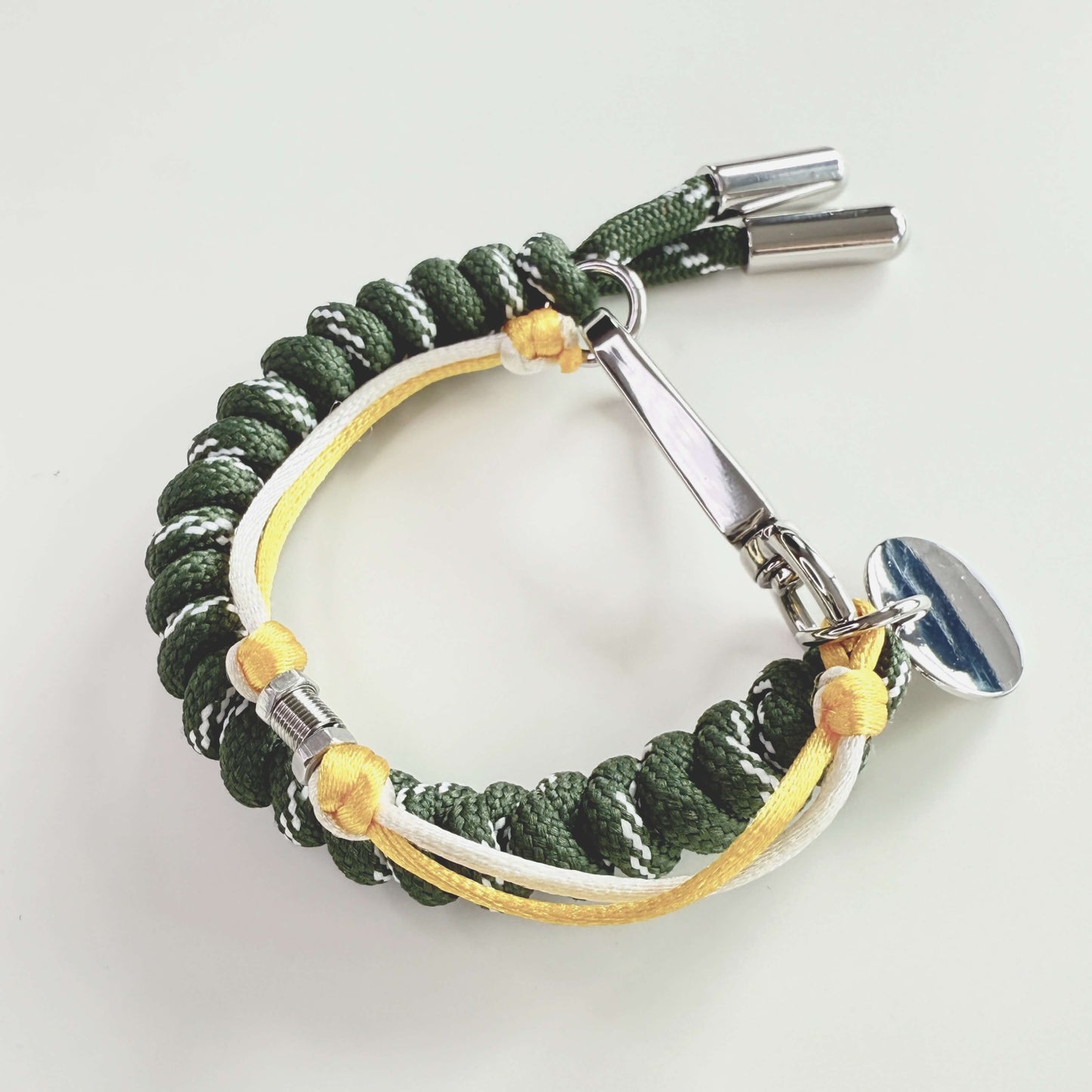 Cebu cord bracelet in seaweed