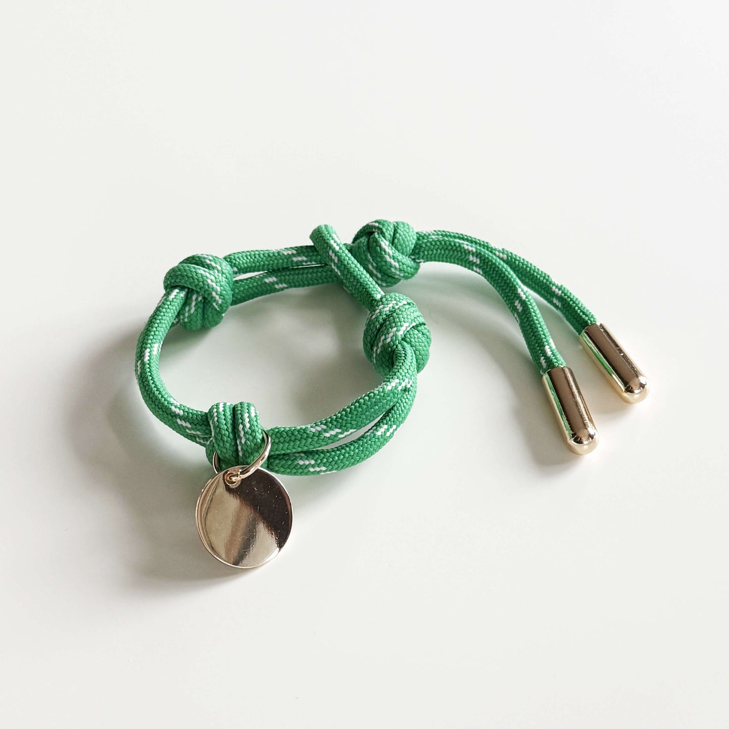 Apo cord bracelet in green