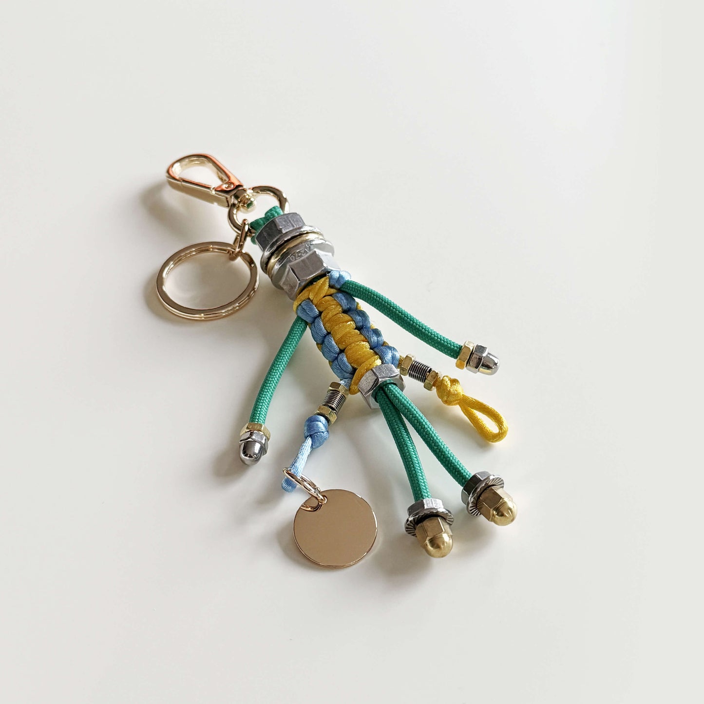 Robo Punk Taschenanhänger in Grün