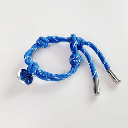 Apo cord bracelet in blue