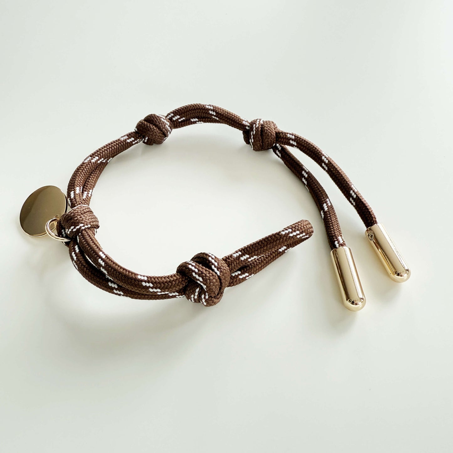 Apo cord bracelet in brown