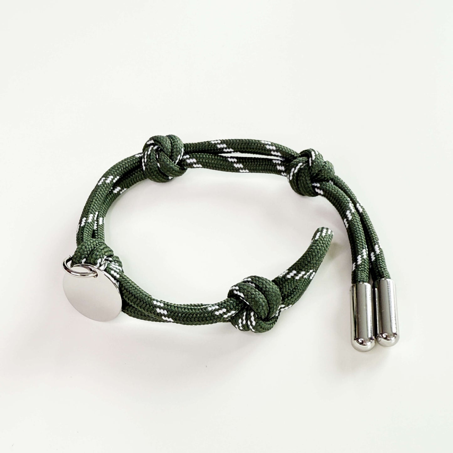 Apo cord bracelet in seaweed