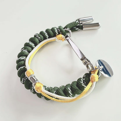 Cebu cord bracelet in seaweed