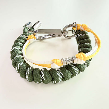 Cebu cord bracelet in seaweed