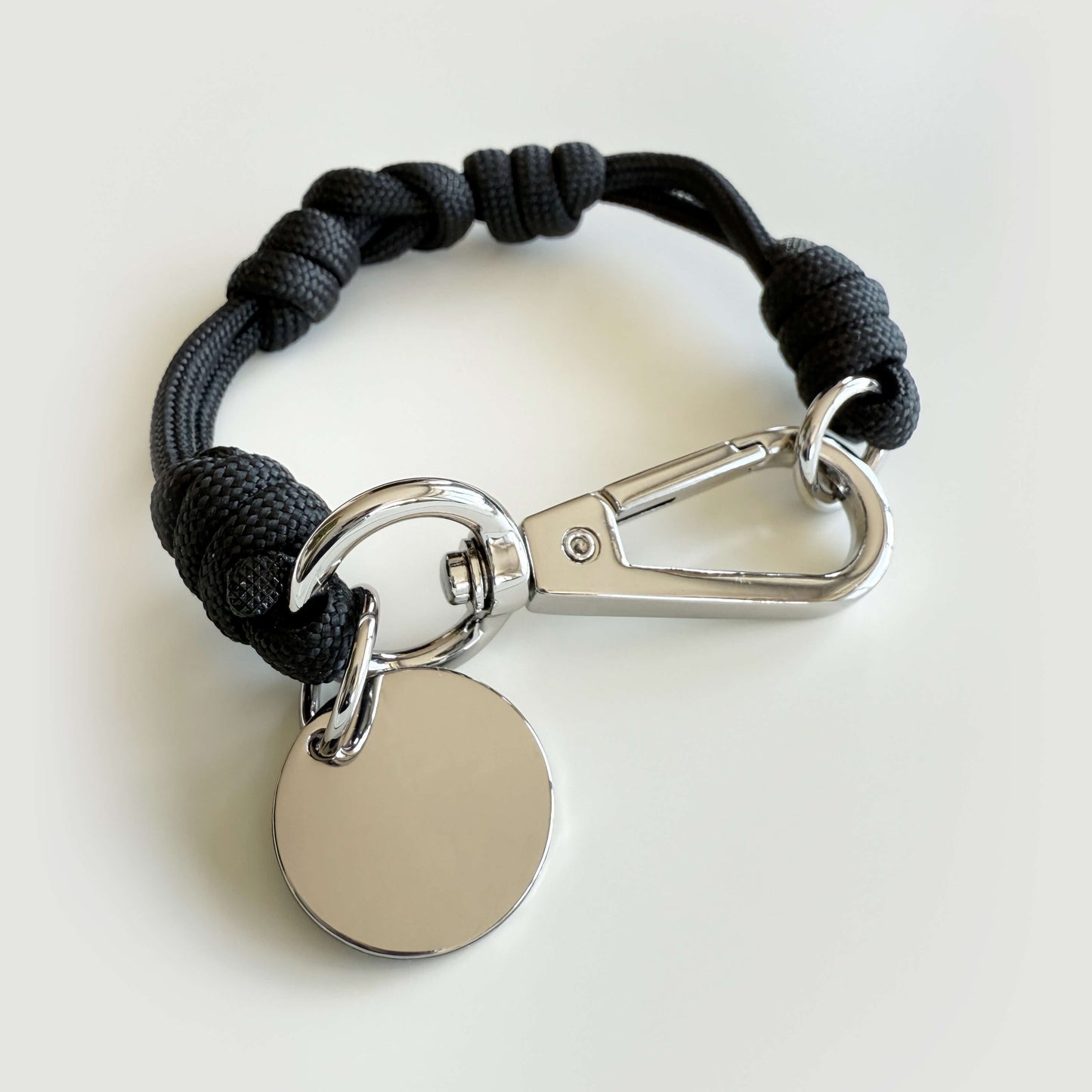Mapo cord bracelet in black